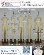 US Missy 8 Form mannequin Fit dress Body mannequin Sewing Tailors Dress Pinnable mannequins Dress making dummy Dressmaker dummies