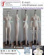 Asia size S female dress form mannequin 立裁人台 板房模特 服裝打版公仔