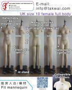 UK size 10 female full body fit mannequin