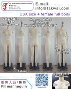 US size 4 female Sewing dress forms Fit mannequins Dressmakers dummy