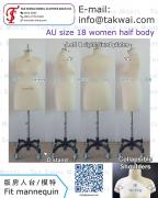 Australia size XL half body Dress form Dressmakers mannequin Dressmaking dummy Dress mannequin Mannequin torso Sewing mannequin Fit mannequin Pattern making mannequin