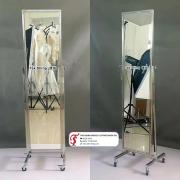 出租 全身鏡 配轆<br>W: 17" / 43cm<br>短期活動道具出租<br>時裝展銷會 服裝訂貨會