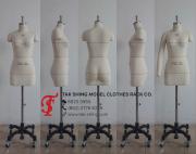 Dress mannequin Bust form with red lines Tailor Dummy Custom-made Dummy fit model live model fitting model Schnittmuster Passende Schaufensterpuppe 재봉 마네킹 피팅 마네킹 핏 마네킹