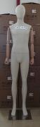 TSM-8 Male Full Body Fabric Mannequin with Wooden Arms (193cm) | For Sale & Rent