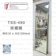 TSS-490 全身掛牆鏡｜610xH2100mm 落地穿衣鏡/連身鏡定製- Tak Shing Mirror